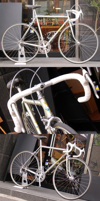 TANGE タンゲ製 クロモリロードバイク ビンテージ カンパニョーロ 