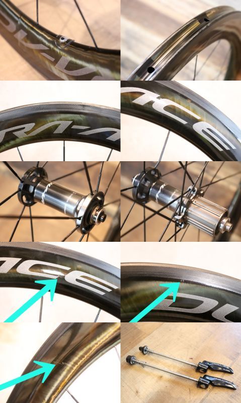 Shimano Dura-Ace WH-R9100 C60 TU カーボン チューブラー ホイールセット